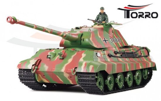 RC tank King Tiger, (Tiger II) with Porsche turret